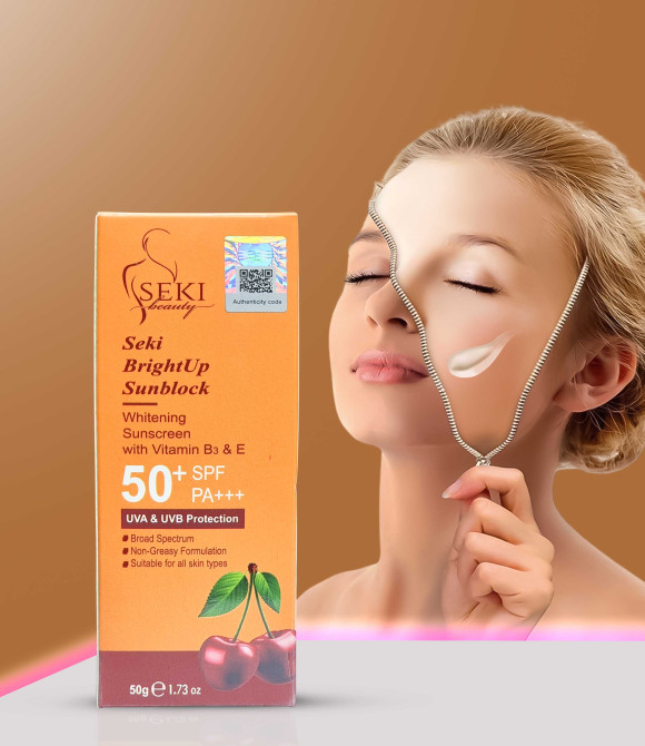 Seki BrightUP Sunblock (Price 15 USD)